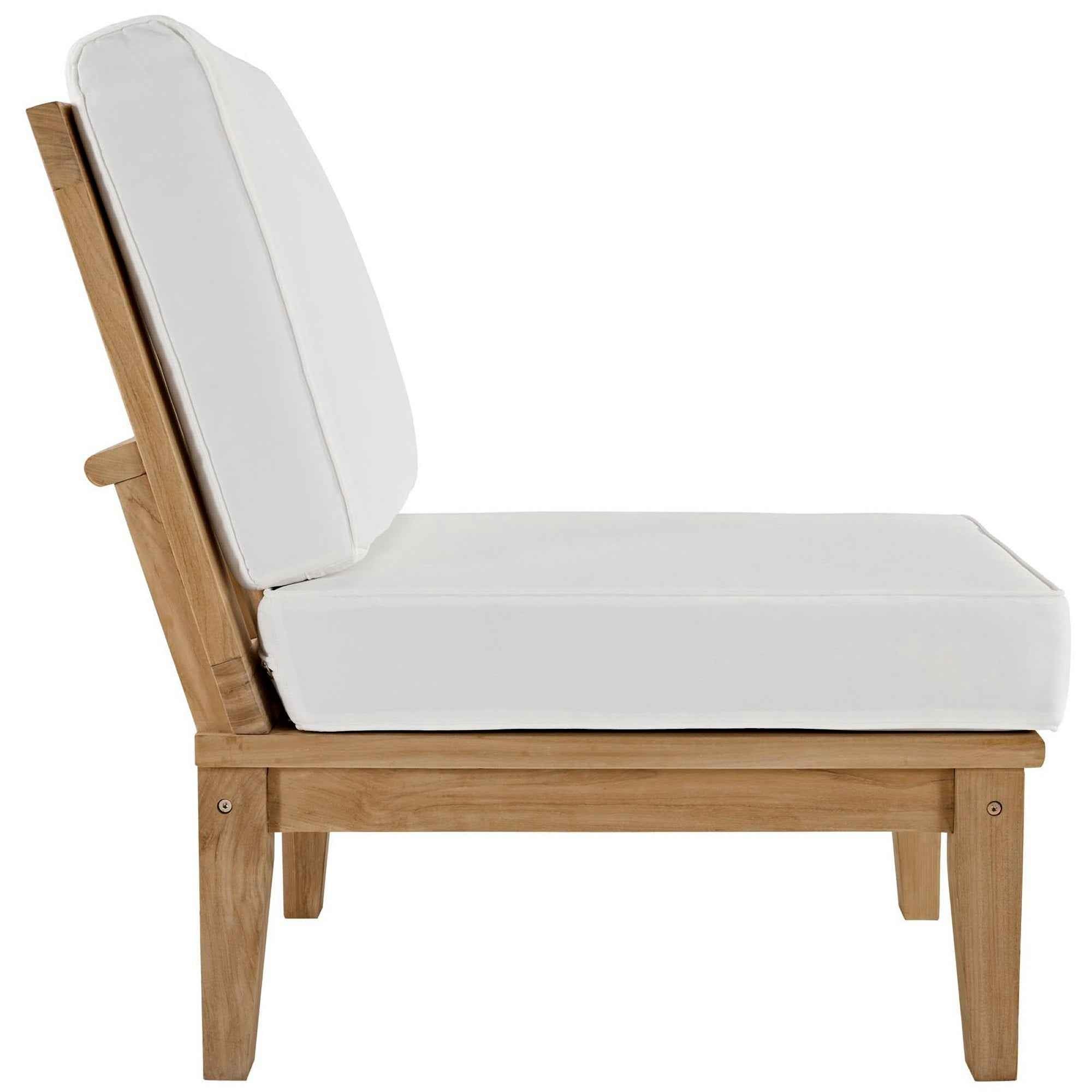 Patio Elegance Outdoor Lounge Set - Marina 9-Piece Teak Collection by Modway