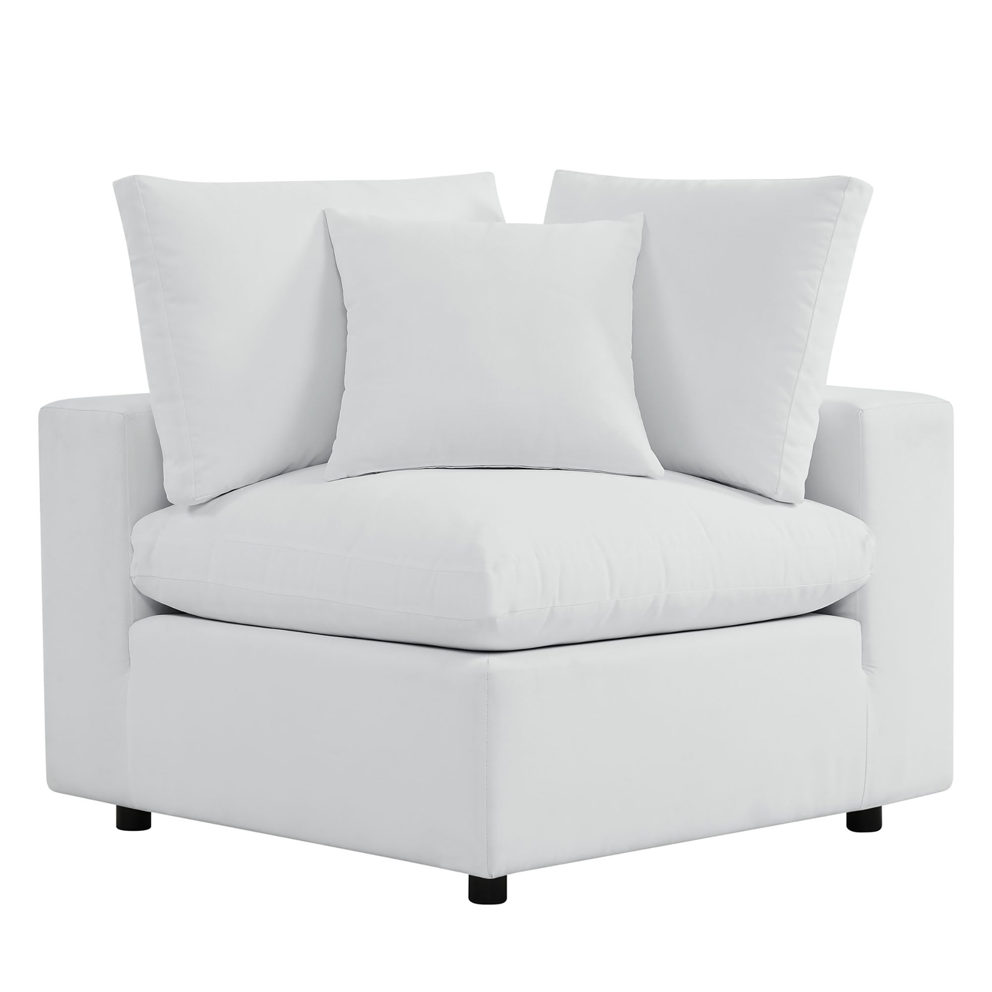 Patio Elegance Sectional Sofa - Saybrook 8-Piece Outdoor Upholstered Sofa by Modway